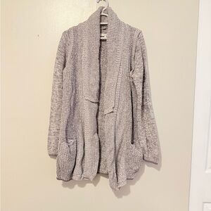 Monk & Lou Elegant Gray Women's Cardigan